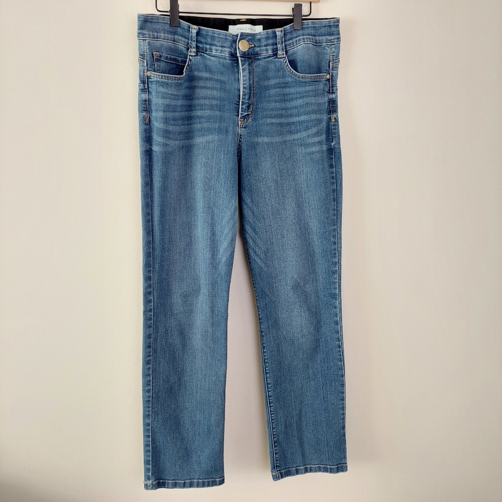 Vintage America Fab Sculpt Straight Jeans, 14